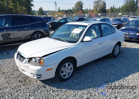 2005 Hyundai Elantra Gls/Gt z USA, uszkodzony, nr VIN KMHDN46DX5U026363
